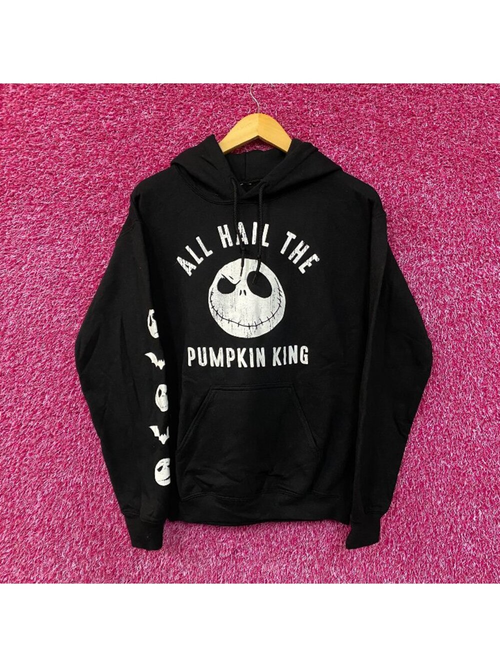 Jack Skellington All Hail The Pumpkin King Hoodie size  Small